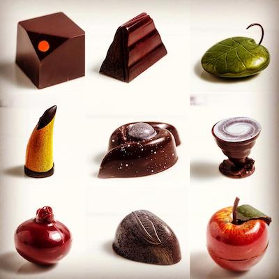 Pralines from chocolate Competitors