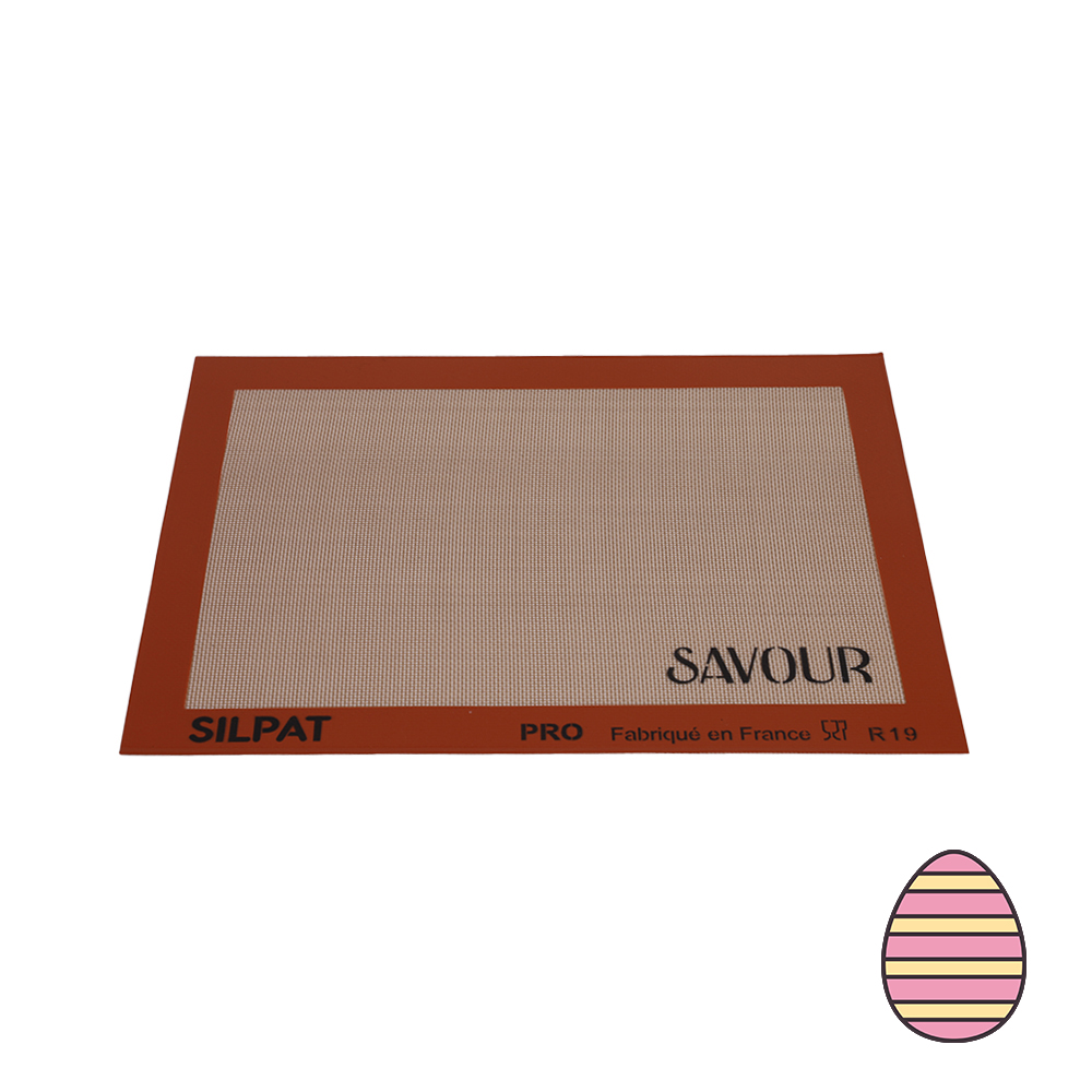 Silpat Macaron Mat Half - Savour School : Savour School