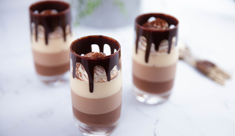 Triple Chocolate Layered Mousse Savour School Savour School