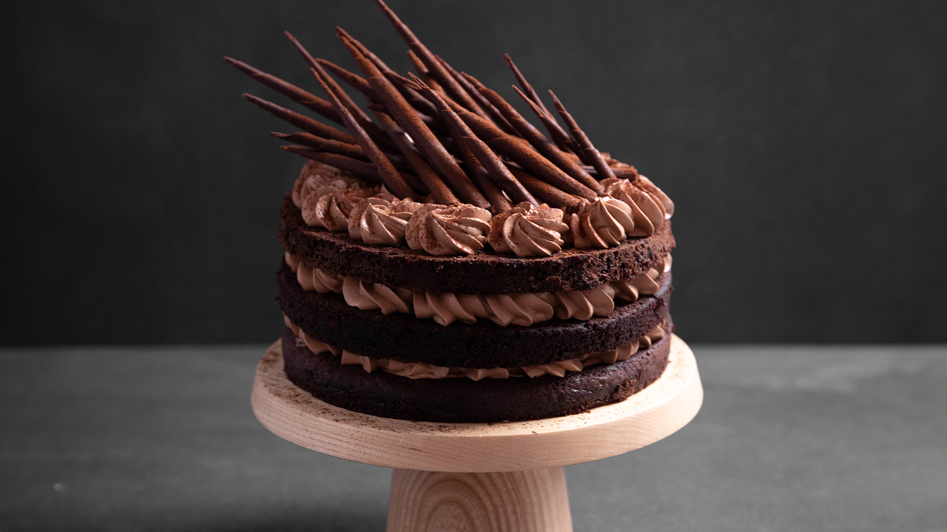 Chocolate & Coffee Layer Cake Savour School Savour School