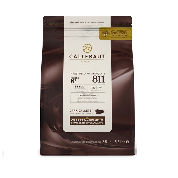 Ecuador Origin Dark Chocolate Couverture Callets - 70.4% Cacao