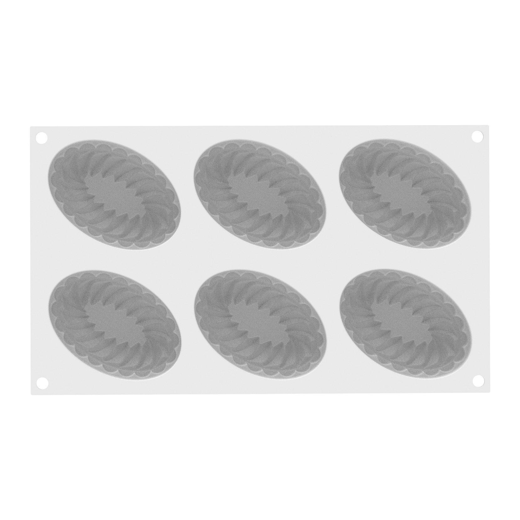 Pleincoeur Oval 145 Silicon Mould